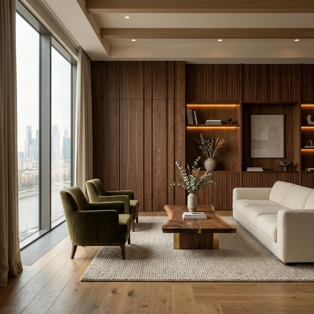 Деревянные материалы в интерьере: тепло, экологичность и универсальность натурального дерева